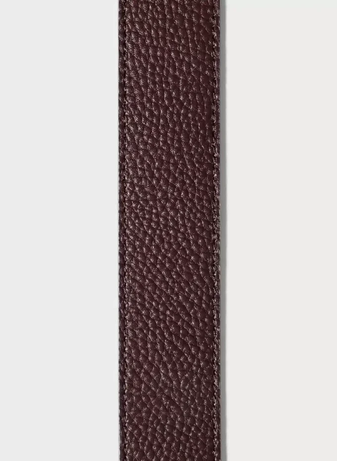 Lifetime Solid Brass Leather Wide Belt