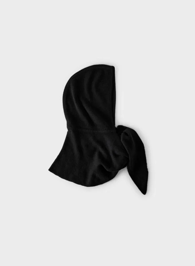 Lumen ull- og kashmirskjerf med hette
