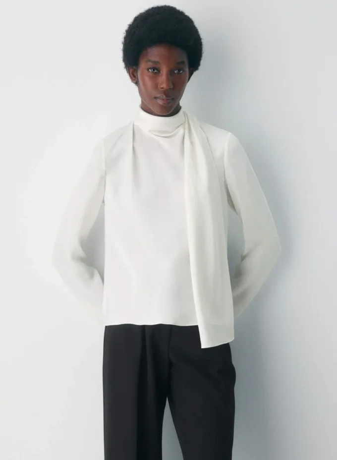 Macintosh satengbluse