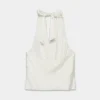 Martini satengbluse med halterneck