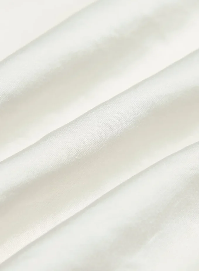 Martini satengbluse med halterneck