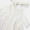 Martini satengbluse med halterneck