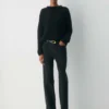 Mesh Cashmere Oversized Crew Sweater Mesh Cashmere Oversized Crew Sweater