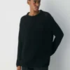 Mesh Cashmere Oversized Crew Sweater Mesh Cashmere Oversized Crew Sweater