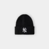 New Era Ny Yankees ribbet merinoull-lue med mansjett