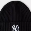 New Era Ny Yankees ribbet merinoull-lue med mansjett