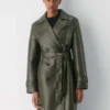 New Tabloid trenchcoat – Unreal Leather New Tabloid trenchcoat – Unreal Leather