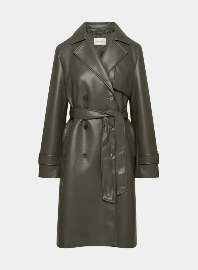 New Tabloid trenchcoat – Unreal Leather New Tabloid trenchcoat – Unreal Leather