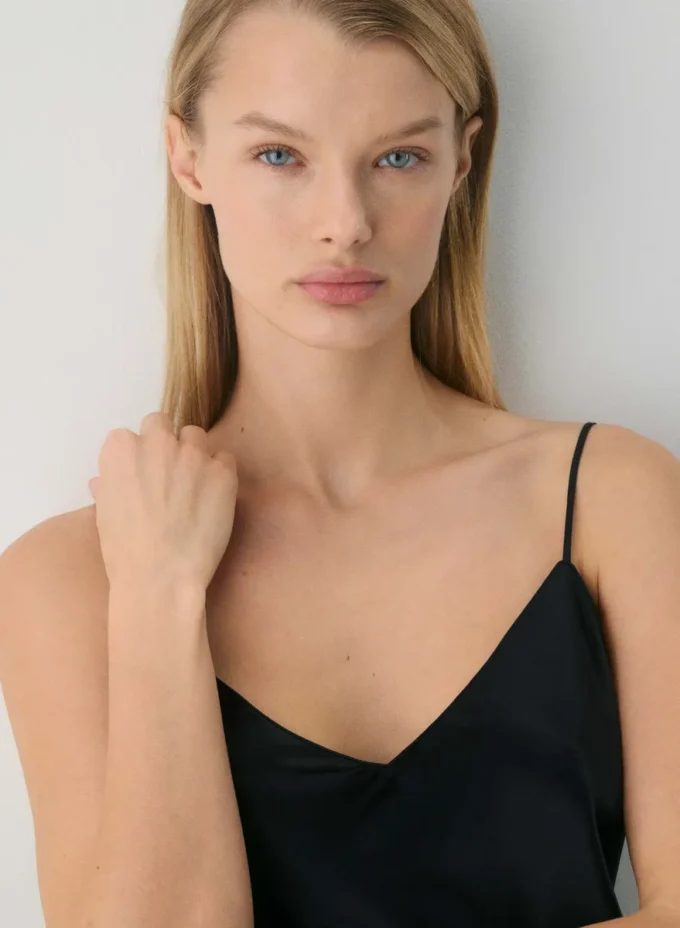 Nightside Silk Pajama Slip Dress