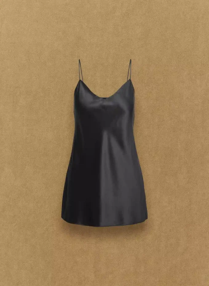 Nightside Silk Pajama Slip Dress