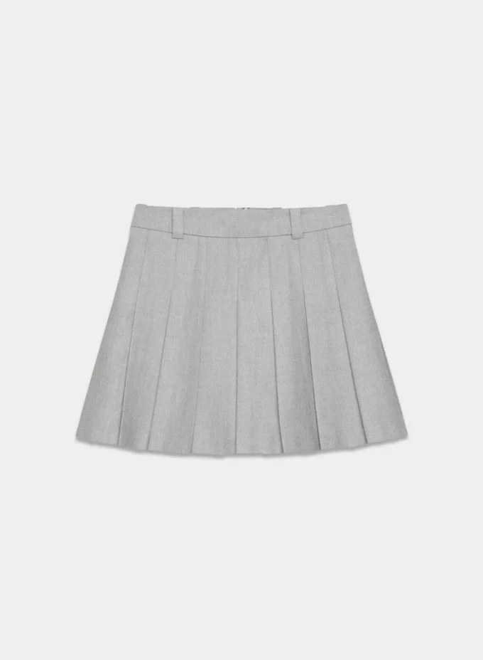 Olive miniskjørt