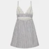 Oppmuntrende poplin minikjole