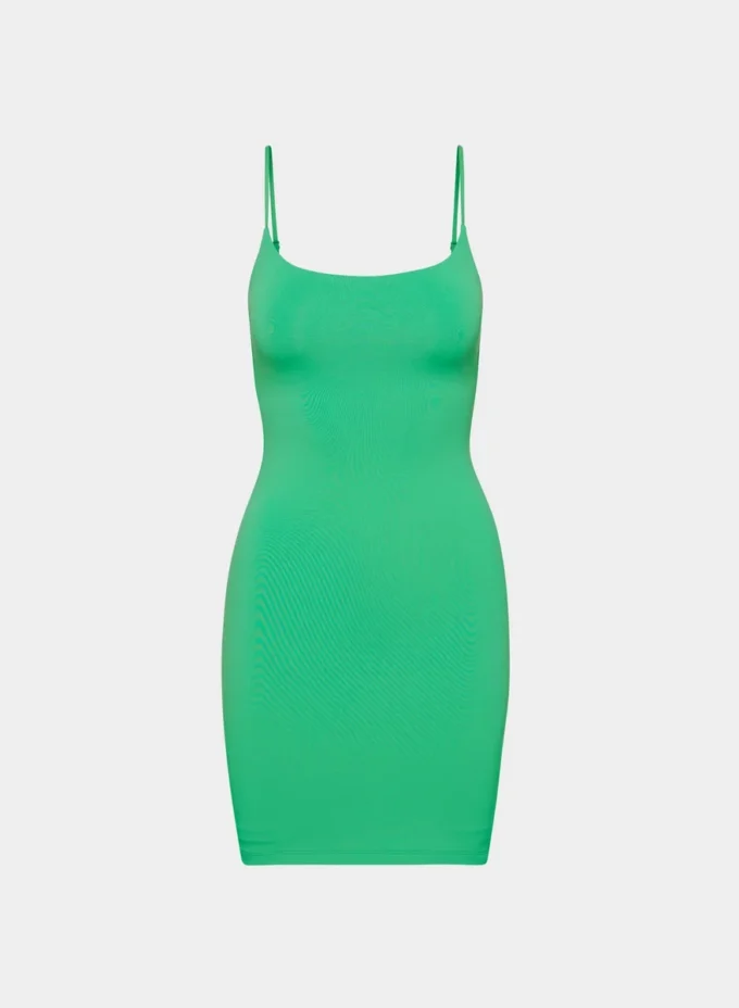 Original Contour Mini-kjole med firkantet hals