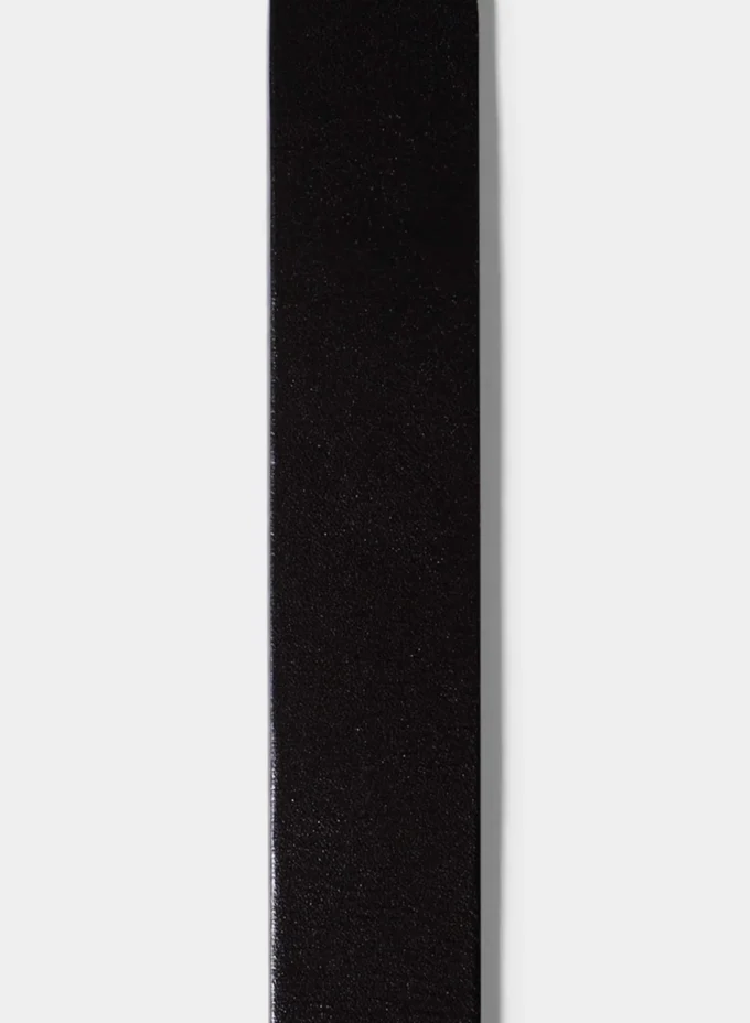 Perennial Solid Brass Leather Belt