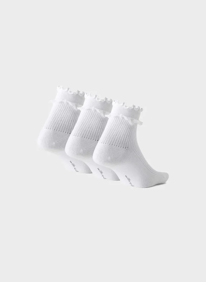 Petal ankelstrømper, 3-pakning