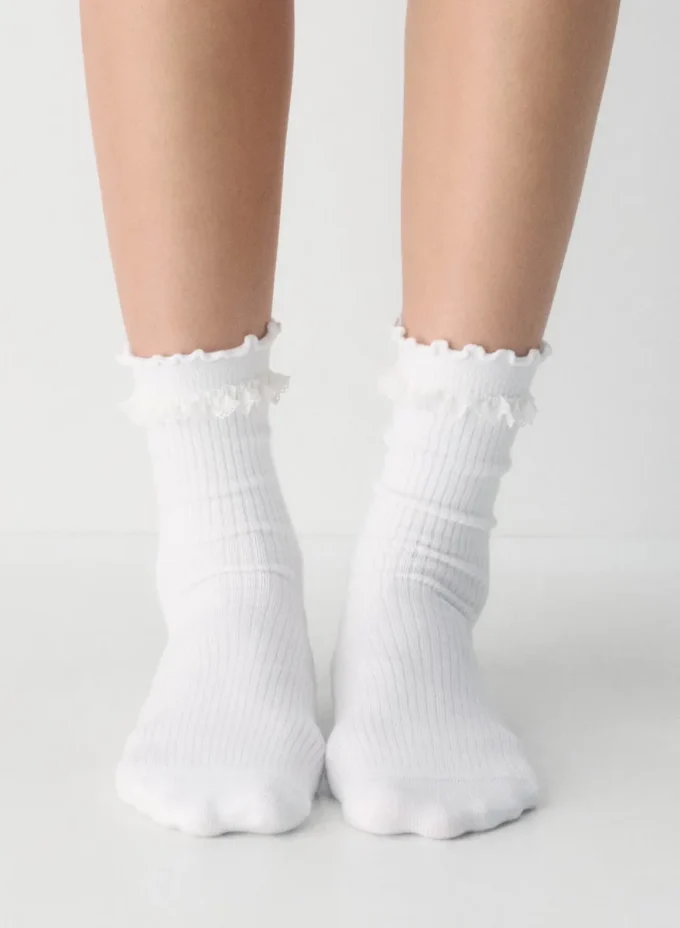 Petal Crew Sock 3-pakning
