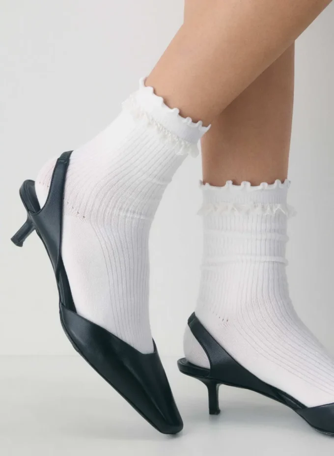 Petal Crew Sock 3-pakning