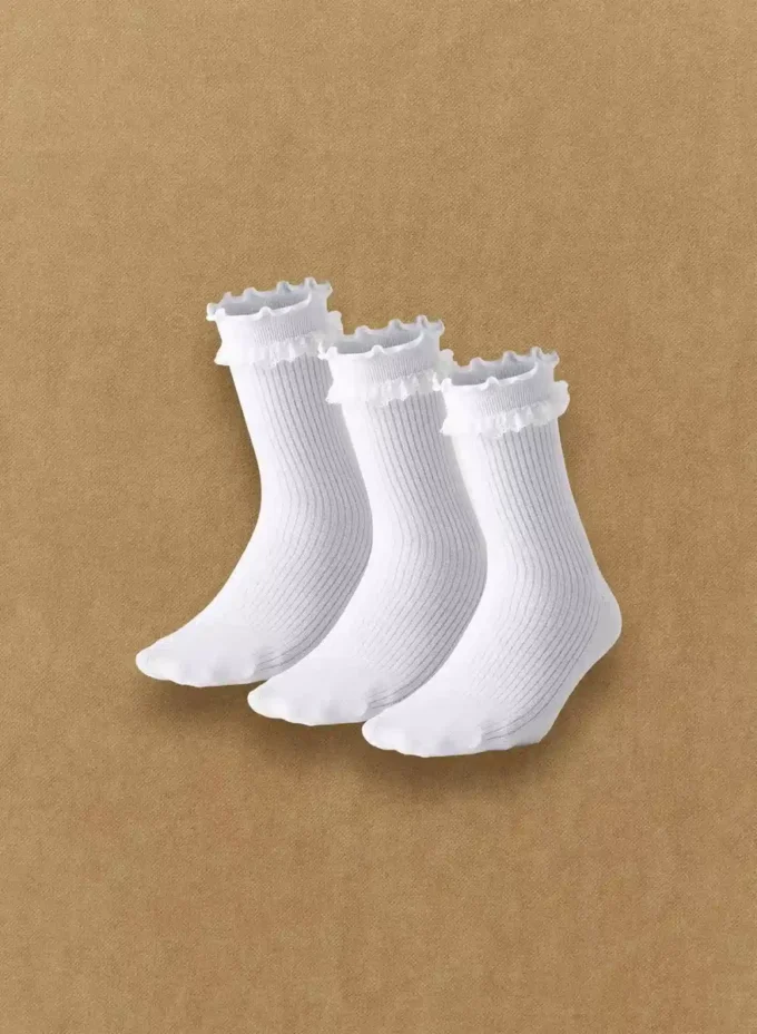 Petal Crew Sock 3-pakning
