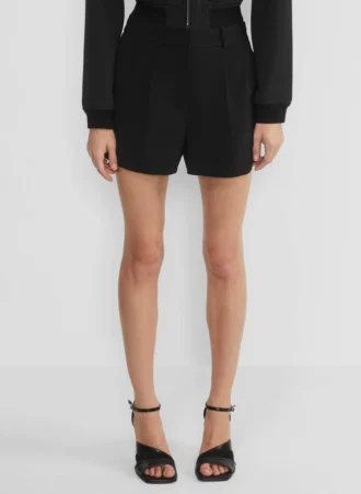 Plisserte minishorts
