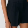 Plisserte minishorts Plisserte minishorts
