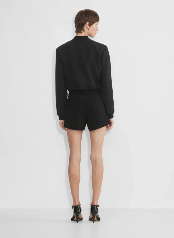 Plisserte minishorts Plisserte minishorts