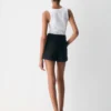 Plisserte minishorts Plisserte minishorts