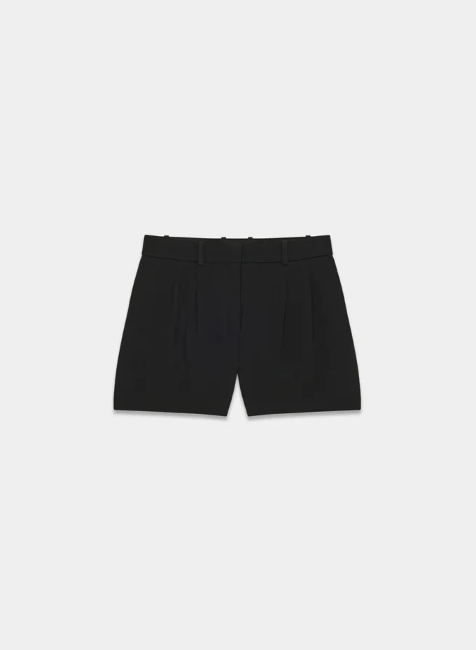 Plisserte minishorts Plisserte minishorts
