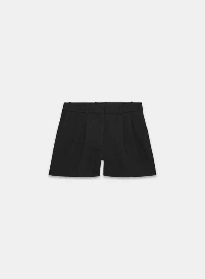 Plisserte minishorts – (Re)ssential