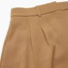 Plisserte shorts til midt på låret