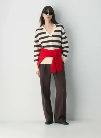 Plush Cashmere Oversized Polo Sweater