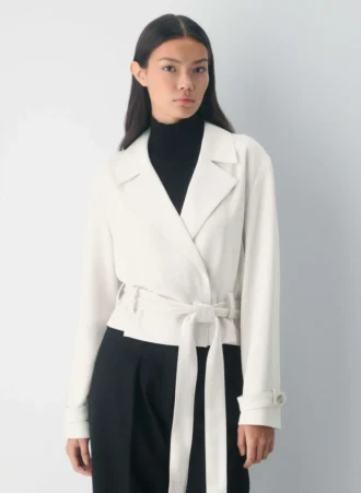 Postage trenchcoat – Sway Crepe