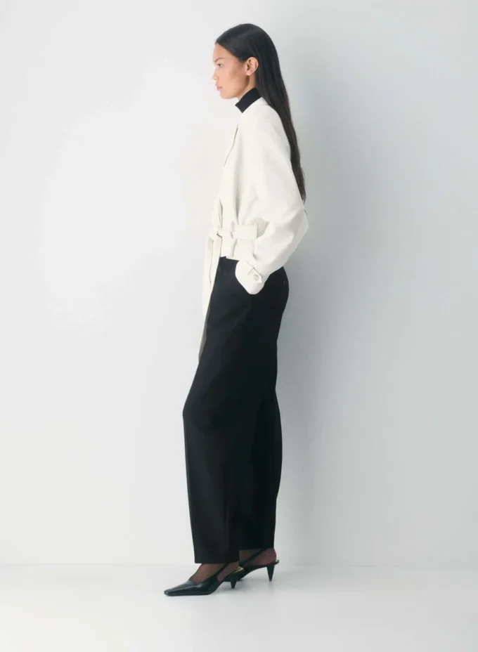 Postage trenchcoat – Sway Crepe