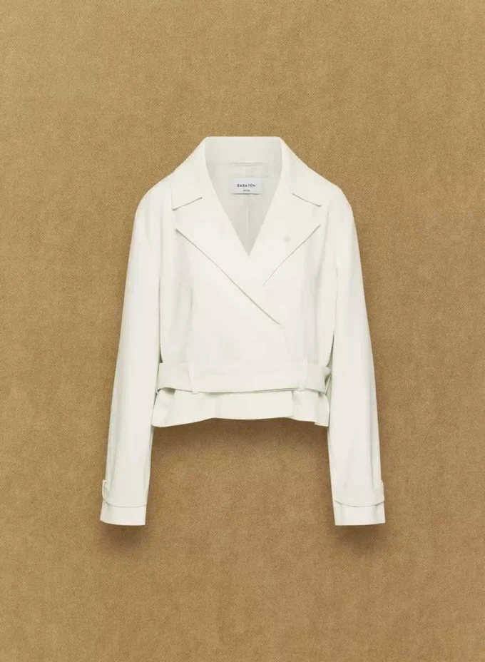 Postage trenchcoat – Sway Crepe