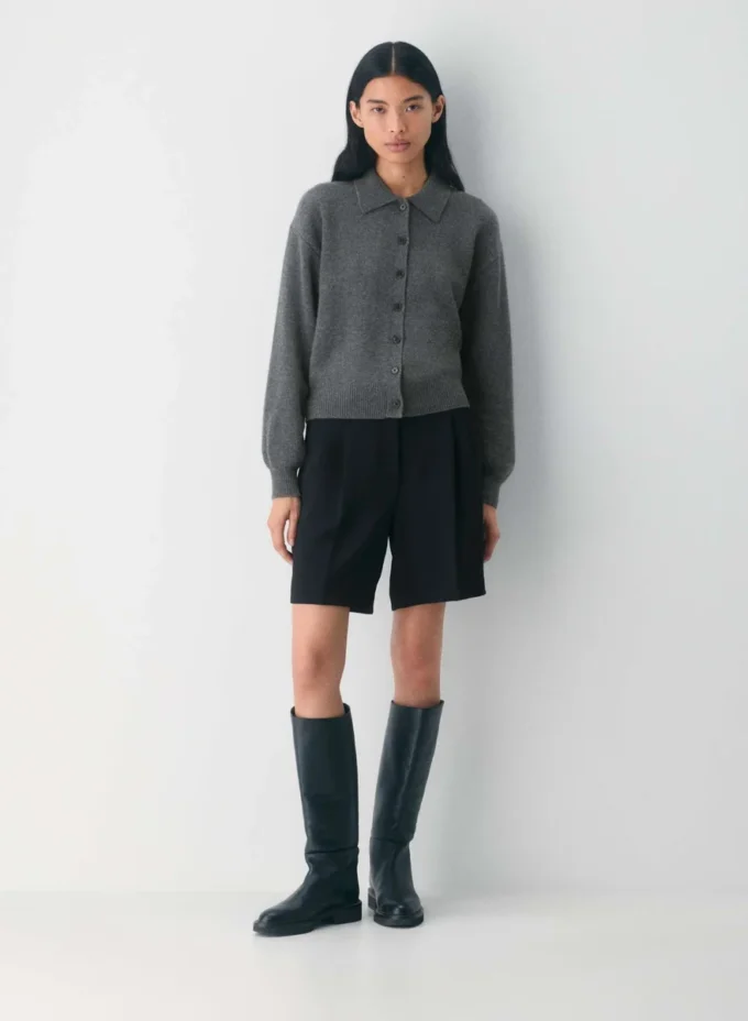 Prinselig ull- og kashmircardigan Prinselig ull- og kashmircardigan