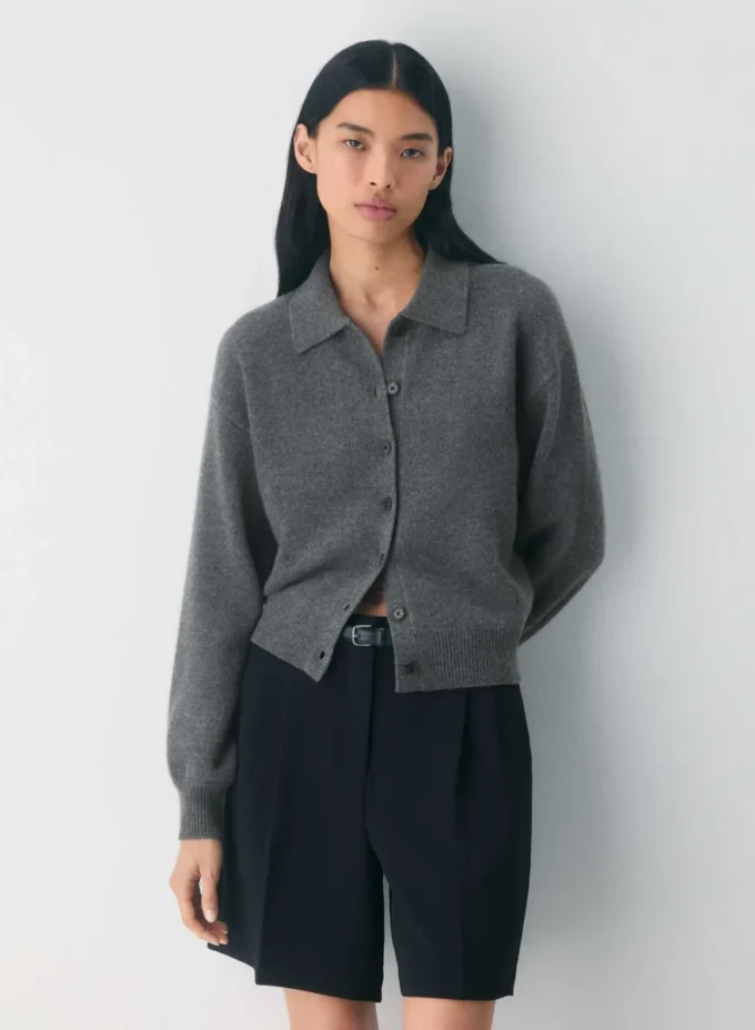 Prinselig ull- og kashmircardigan Prinselig ull- og kashmircardigan