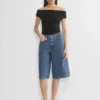Publicity Denimshorts under kneet