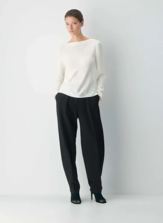 Savour satengbluse