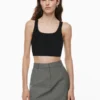 Sculpt Knit Squareneck Cropped Tank Sculpt Knit Squareneck Cropped Tank