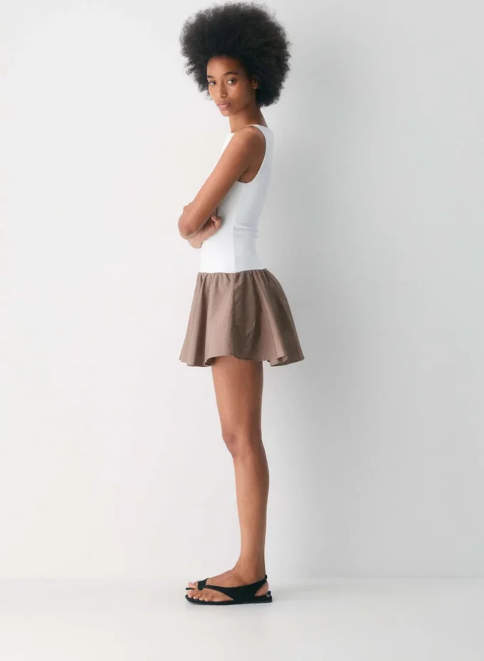 Segment Poplin-kjole
