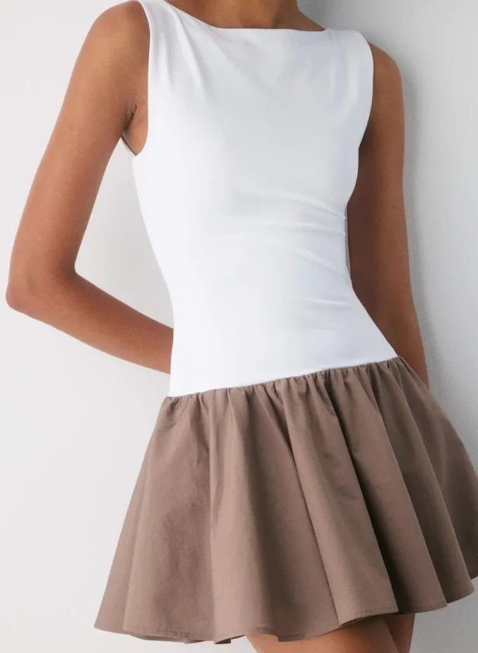 Segment Poplin-kjole