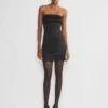 Shimmer Satin Tube Dress Shimmer Satin Tube Dress