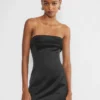 Shimmer Satin Tube Dress Shimmer Satin Tube Dress