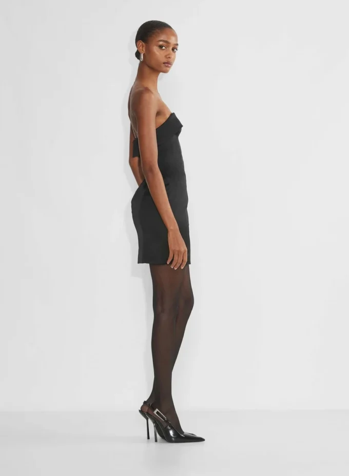 Shimmer Satin Tube Dress Shimmer Satin Tube Dress