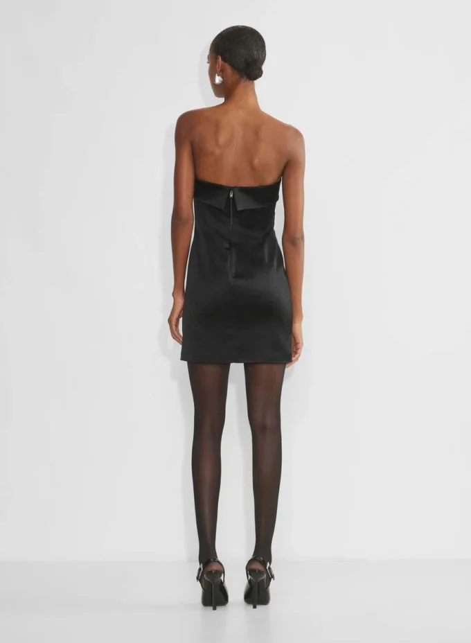 Shimmer Satin Tube Dress Shimmer Satin Tube Dress