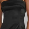 Shimmer Satin Tube Dress Shimmer Satin Tube Dress