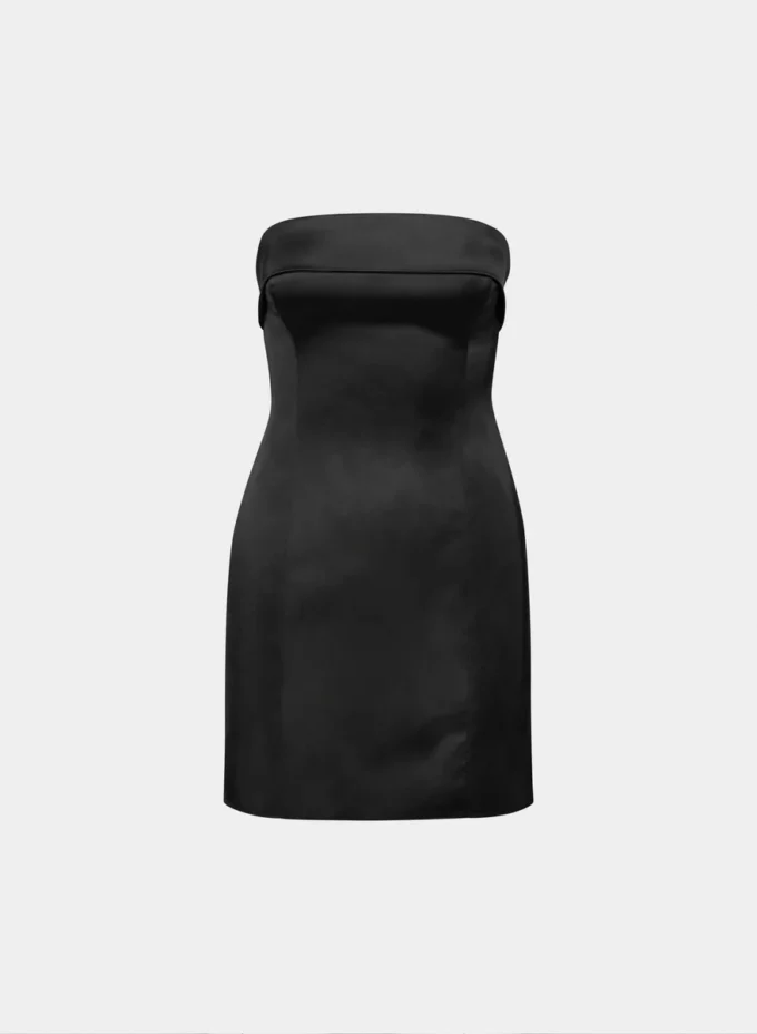Shimmer Satin Tube Dress Shimmer Satin Tube Dress