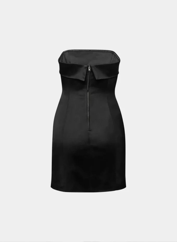 Shimmer Satin Tube Dress Shimmer Satin Tube Dress