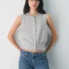 Shirley ull- og kashmirvest