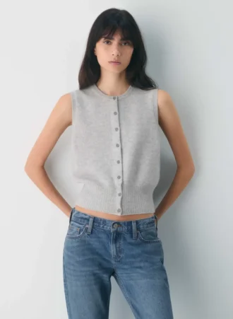 Shirley ull- og kashmirvest