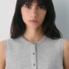 Shirley ull- og kashmirvest